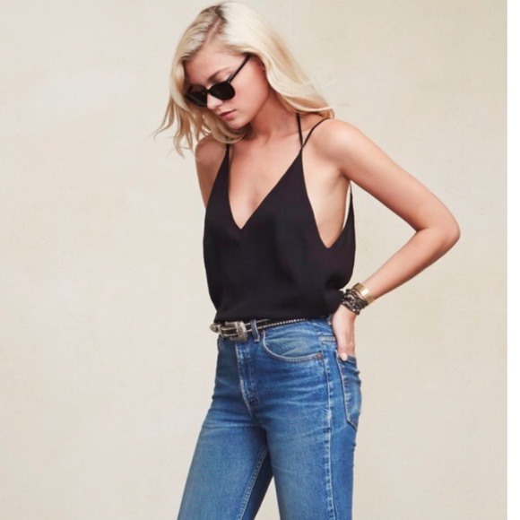 Reformation burgundy boa tank - Picture 2 of 11